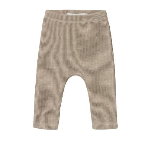 NAME IT BABY skinny broek NBNWAFFE beige
