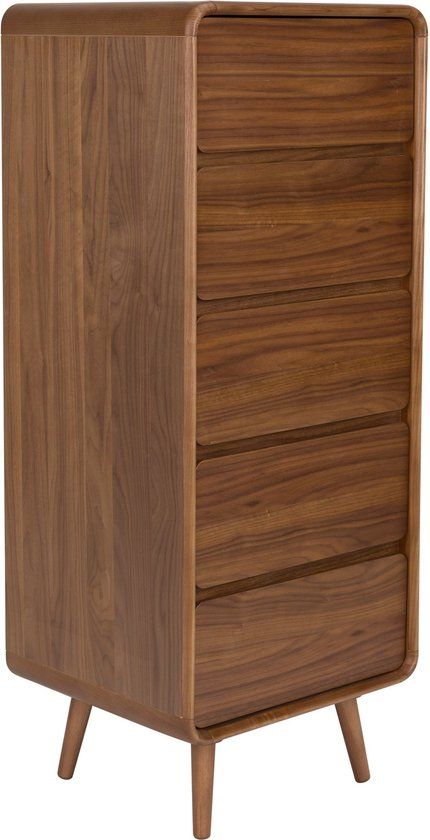 Zuiver Rise Kast/ Ladekast Hout Walnoot - Bruin