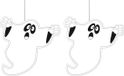 Bellatio Decorations Halloween décoration fantôme blanc 30 cm - Lot de 2 pièces