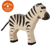 Holztiger Zebra Houten Figuur - Handgemaakt