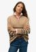 Superdry trui en maille zippée pour femme beige S