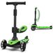 Kidiyana Lamborghini kinderloopscooter, geschikt voor kinderen vanaf 3 jaar tot 50 kg - Loopscooter met zitting en 2 stuurmodi, lichtgewicht aluminium frame, lichtgevende wielen, achterrem