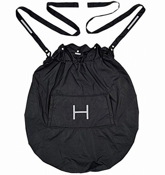 Hoppediz BONDOLINO Fleece & Regen Draagcover 3-in-1 - Antraciet Grijs