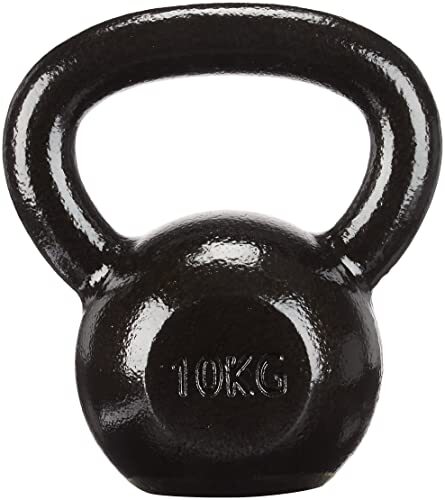 AmazonBasics gietijzeren kettlebell 10 kg