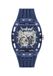 Guess Phoenix Analoge Kwartshorloge Blauw Kast Gemaakt Van 100% Polycarbonaat En Een Armband Van 100% Siliconen 42 GW1073G1, GW1073G2