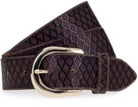 b.belt Riem Leer - 85 cm - donkerbruin