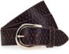 b.belt Riem Leer - 85 cm - donkerbruin