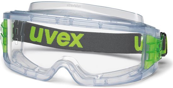 UVEX ruimzichtbril ultravision 9301-105 heldere PC lens UV 2-1.2 supravision HC-AF