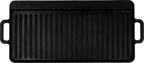 Pit Boss Cast Iron Griddle - Gietijzeren bakplaat - Zwart
