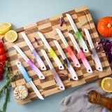 cheffinger 1 keukenmes, 18 cm, met ergonomisch handvat - veelzijdig en gemakkelijk te onderhouden, grijs