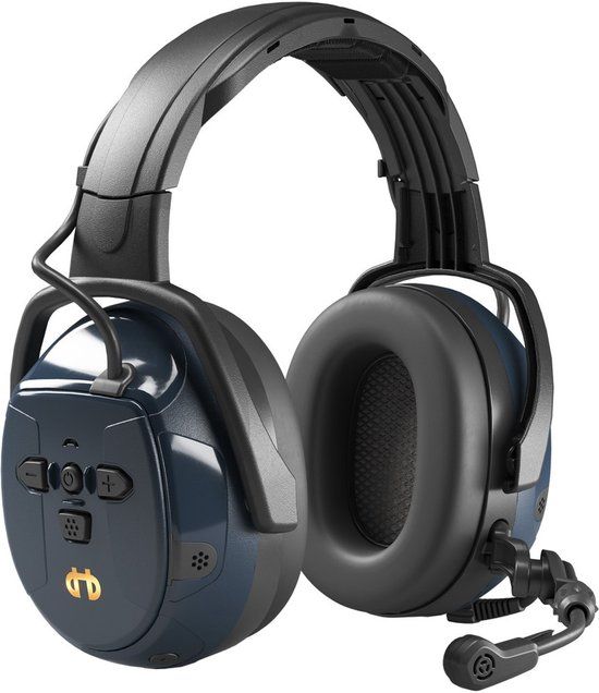 Hellberg Xstream MP gehoorbescherming hoofdband zwart