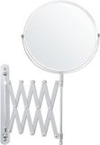 Merkloos / Sans marque VT Goods Wandspiegel - Versterking 3x - 360° Draaibaar - Zilver