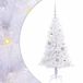 vidaXL Kunstkerstboom met 150 LED Wit 120 cm PVC en Staal