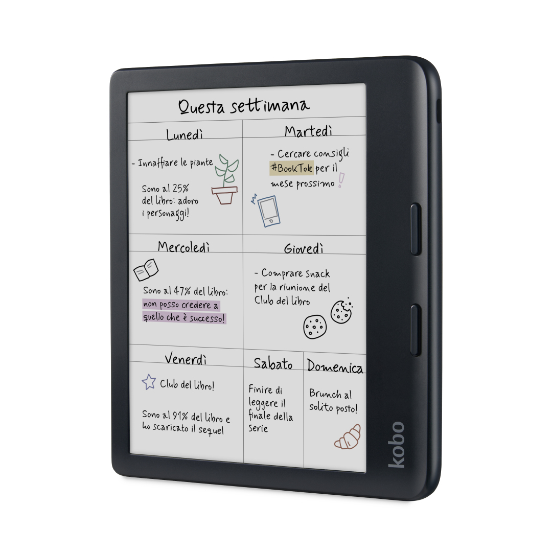Kobo Libra Colour - E-reader - 7 inch kleurenscherm - 32GB - Zwart