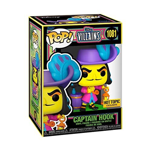 Funko Pop! - Disney Villains Captain Hook (Blacklight) #1081