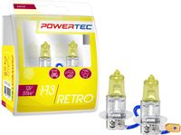 Powertec H3 12V Halogeenlampen – Classic Look (Geel) – Set van 2
