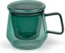 Bredemeijer Theeglas Livorno met filter 290ml Jade Vert