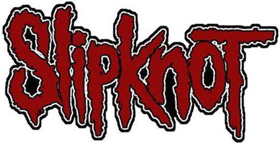 Slipknot Slipknot Logo Patch rood-zwart Polyester