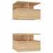 VidaXL Tables de chevet 2 pcs 40x31x27 cm bois de sapin couleur chêne sonoma