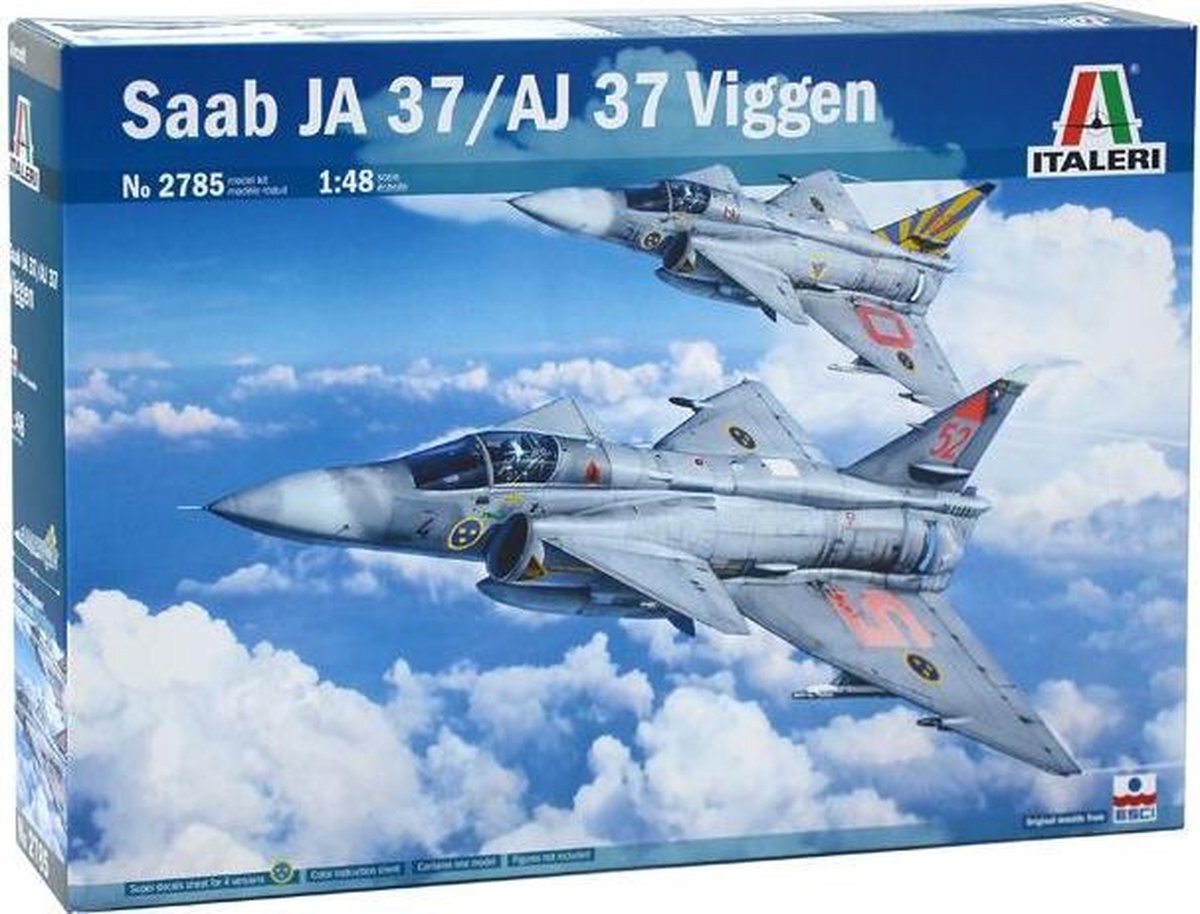 Italeri 510002785 1:48 SAAB JA 37 Jaktviggen