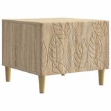 vidaXL Salontafel Sonoma Eiken 50 x 49 x 40 cm Bois traité