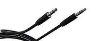 Lineaire A195NA5 audiokabel stereo jack 3,5 mm mannelijk/mannelijk dunne kabel voor thuisbioscoopversterker, hifi-installatie, smartphone, tablet, pc etc. 0,50 m