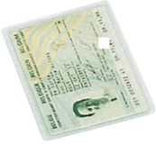 LEITZ Ausweishülle PVC A5, oben offen, 50 Stück