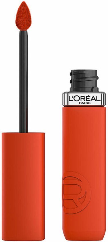 L&#39;Or&#233;al Paris Infaillible Matte Resistance lippenstift – Langhoudende Vloeibare Lipstick met een matte finish Verrijkt met Hyaluronzuur – Vegan – 400 Spill The Tea – 5ml