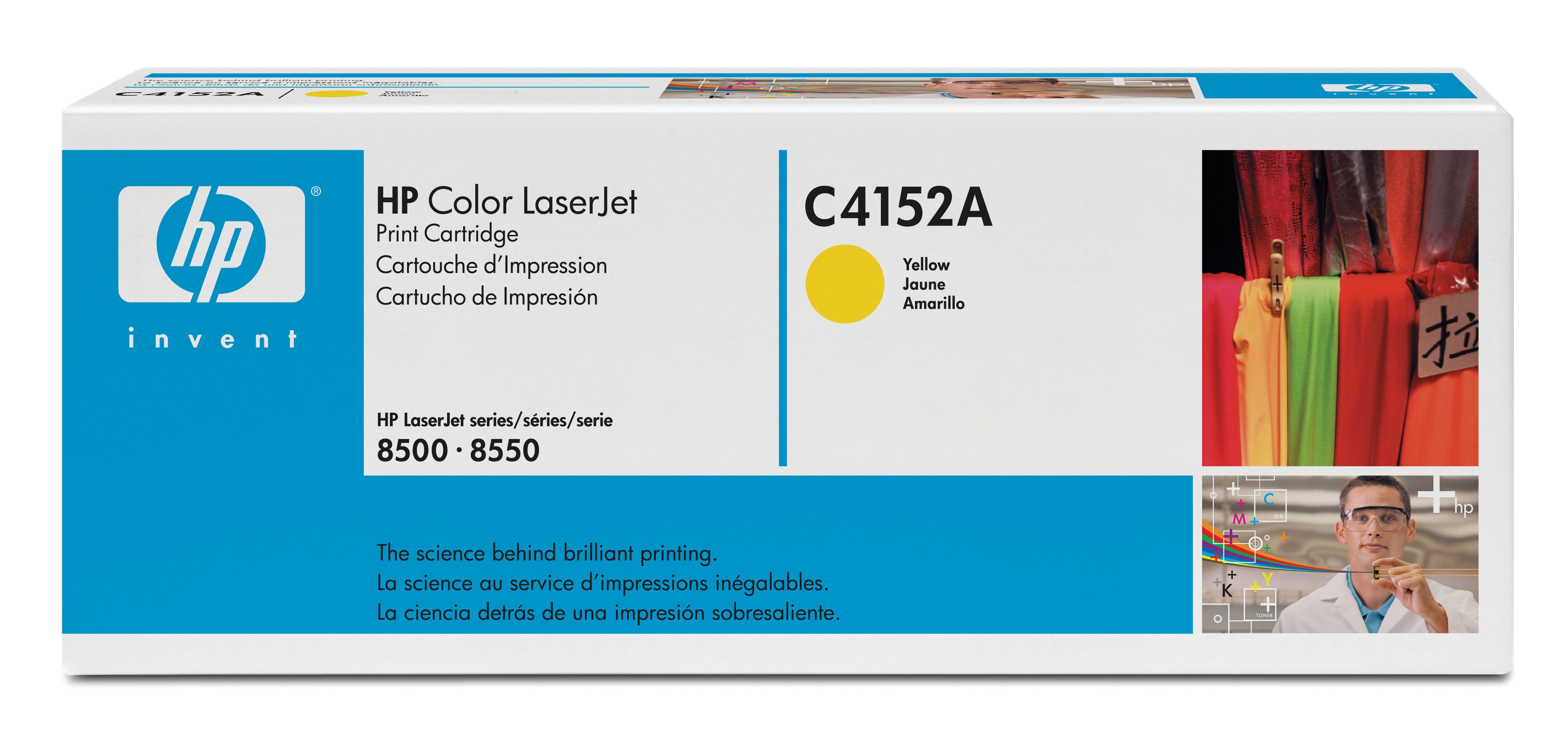 HP C4152A Gele Toner Cartridge voor Color LaserJet 8500/8550