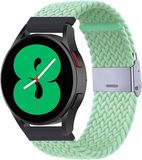 By Qubix Qubix Braided Nylon Bandje Lichtgroen Geschikt voor Xiaomi Mi Watch / Watch 2 / Watch S1 / S2 / S3 / S4 (47mm)