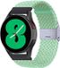 By Qubix Qubix Braided Nylon Bandje Lichtgroen Geschikt voor Xiaomi Mi Watch / Watch 2 / Watch S1 / S2 / S3 / S4 (47mm)
