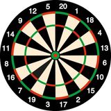Bellatio Decorations Dartbord Bierviltjes onderzetters - 50 stuks