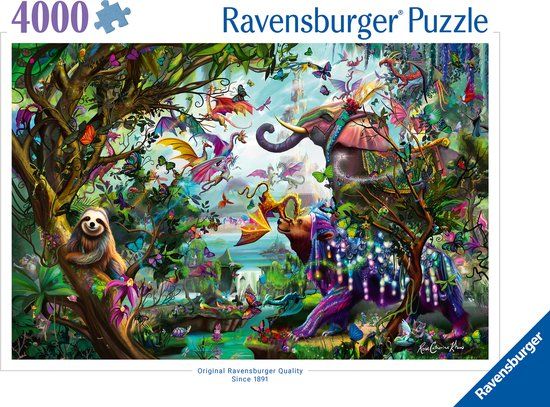 Ravensburger De draken van de tropen - Legpuzzel - 4000 stukjes