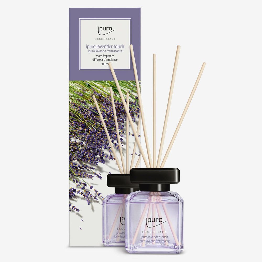 ipuro ESSENTIALS Lavender Touch Reed Aroma Diffuser - Lavender - 0.1 l