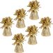 Haza Ballon gewichtjes - 6x - goud - 170 gram - gewichtjes voor helium ballontrosjes