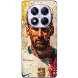 Maniacase Housse de protection Xiaomi Redmi Note 14 Pro 5G Messi Barcelone champion argentin n°10