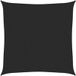 Voile d'ombrage 160 g/m² noir 3,6x3,6 m PEHD