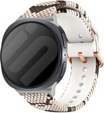 Strap-it Siliconen Sneaky Snake bandje geschikt voor Samsung Galaxy Watch 9 (40/44mm) / Watch 8 (40/44mm) / 8 Classic (46mm) – comfortabel, flexibel, zweetbestendig – Slangenprint