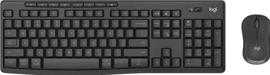 Logitech MK370 Combo for Business - Draadloos toetsenbord en muis set - QWERTY UK - Grafiet