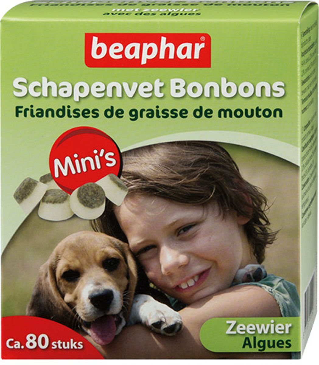 BEAPHAR Schapenvet Bonbons Zeewier Mini 245 g