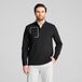 PUMA CLOUDSPUN Tech golftop met kwartrits pour Hommes, Noir, Taille XL