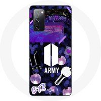 Maniacase Etui voor Samsung Galaxy S20 FE Bangtan Sonyeondan BTS Logo Army Bomb Lightstick