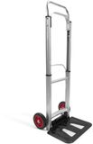 Handy Opvouwbare Steekwagen – Aluminium Transportkar Met Grote Wielen – Draagvermogen Tot 90 kg – Inklapbaar Ontwerp Met Ergonomische Handgreep – Geschikt Voor Verhuizen, Werkplaats, Markt En Tuingebruik