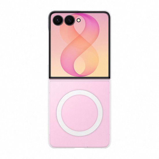 Samsung Galaxy Z Flip8 Hoesje - Clear Magnet Case - Transparant