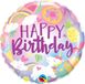 Folat Qualatex Microfoil balloon Happy Birthday Unicorn Multi