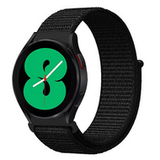 Samsung Sport Loop nylon bandje - Zwart - Galaxy Watch 7 / Galaxy Watch FE - 40mm & 44mm