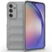 Samsung Étui Galaxy M35 en TPU - Robuste - Gris Clair