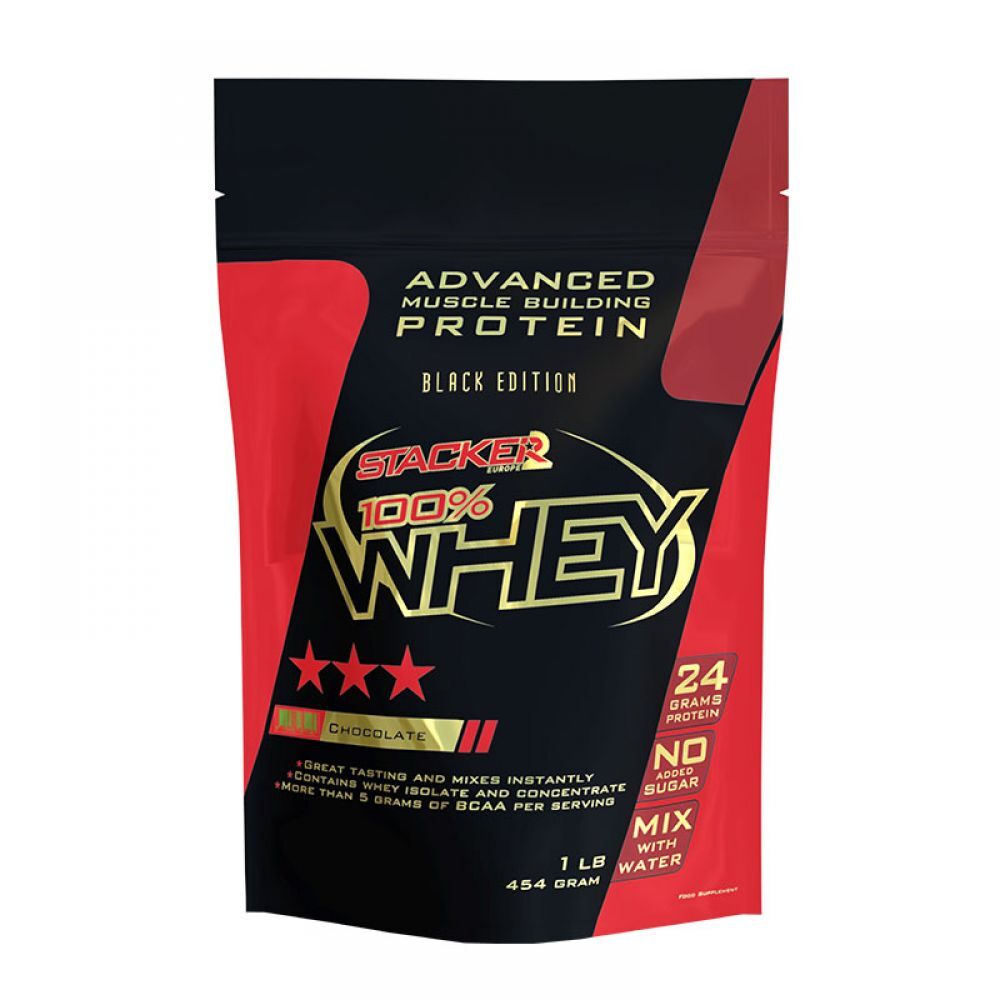 Stacker 100% Whey Choclate 454 gr