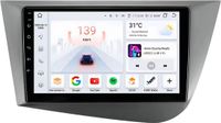 Happiq Autoradio met Bluetooth et CarPlay pour Seat Leon 2 Mk2 (2005-2012) - Convient aux téléphones Apple et Android - Stéréo - Navigation - Système de navigation voiture - 3GB 32GB