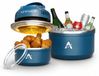 Airfryer, 3,8 + 1,9 liters, PFAS-free, blue, 1000 watts